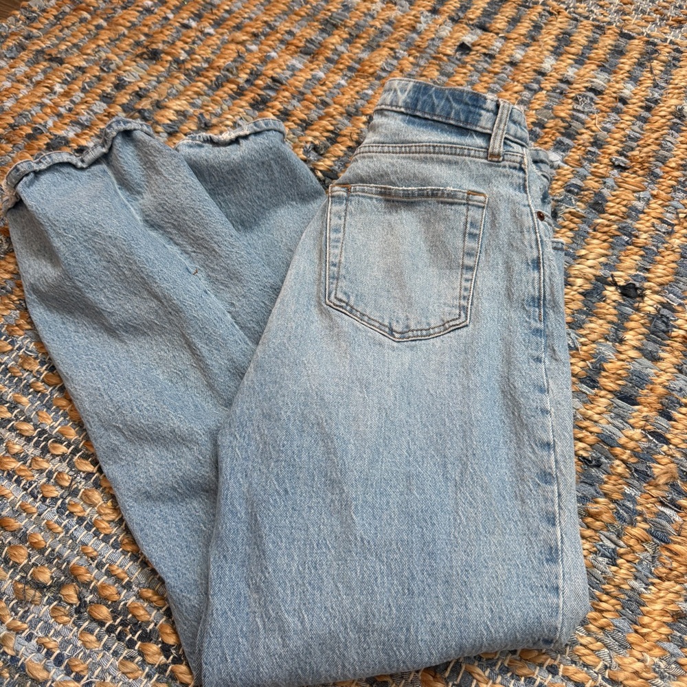 Abercrombie & Fitch Light Blue High-Rise Jeans